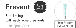 Prevent Acne growth for dealing with nasty acne breakouts.